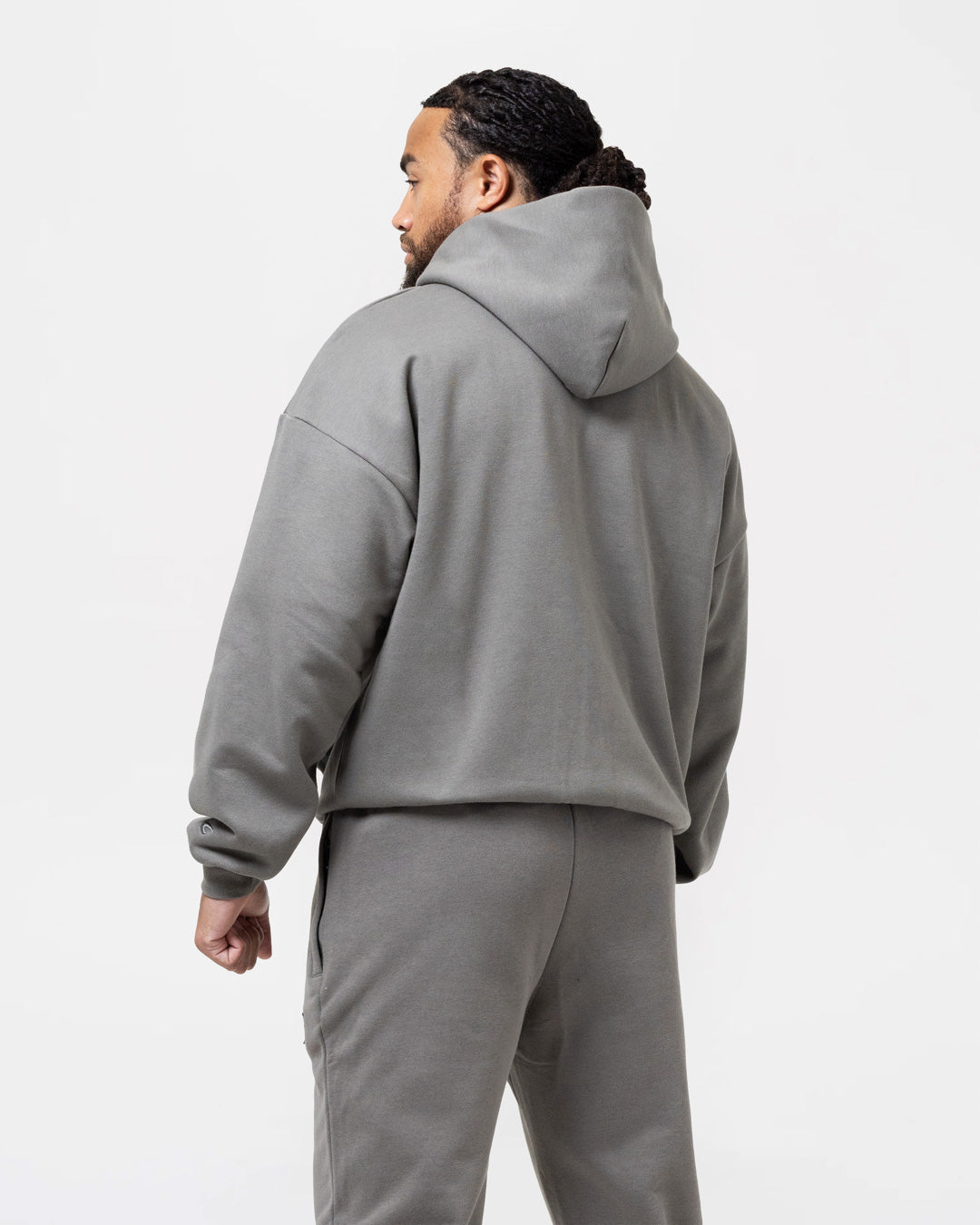 East Street Zip Up Hoodie - Distressed Grey