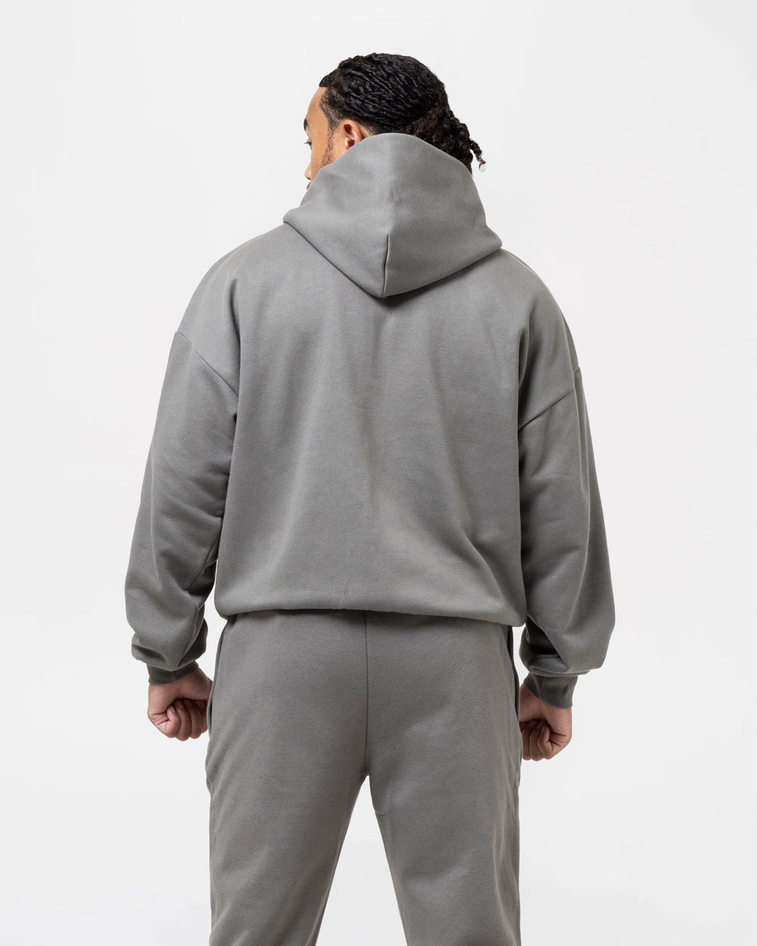 East Street Zip Up Hoodie - Distressed Grey