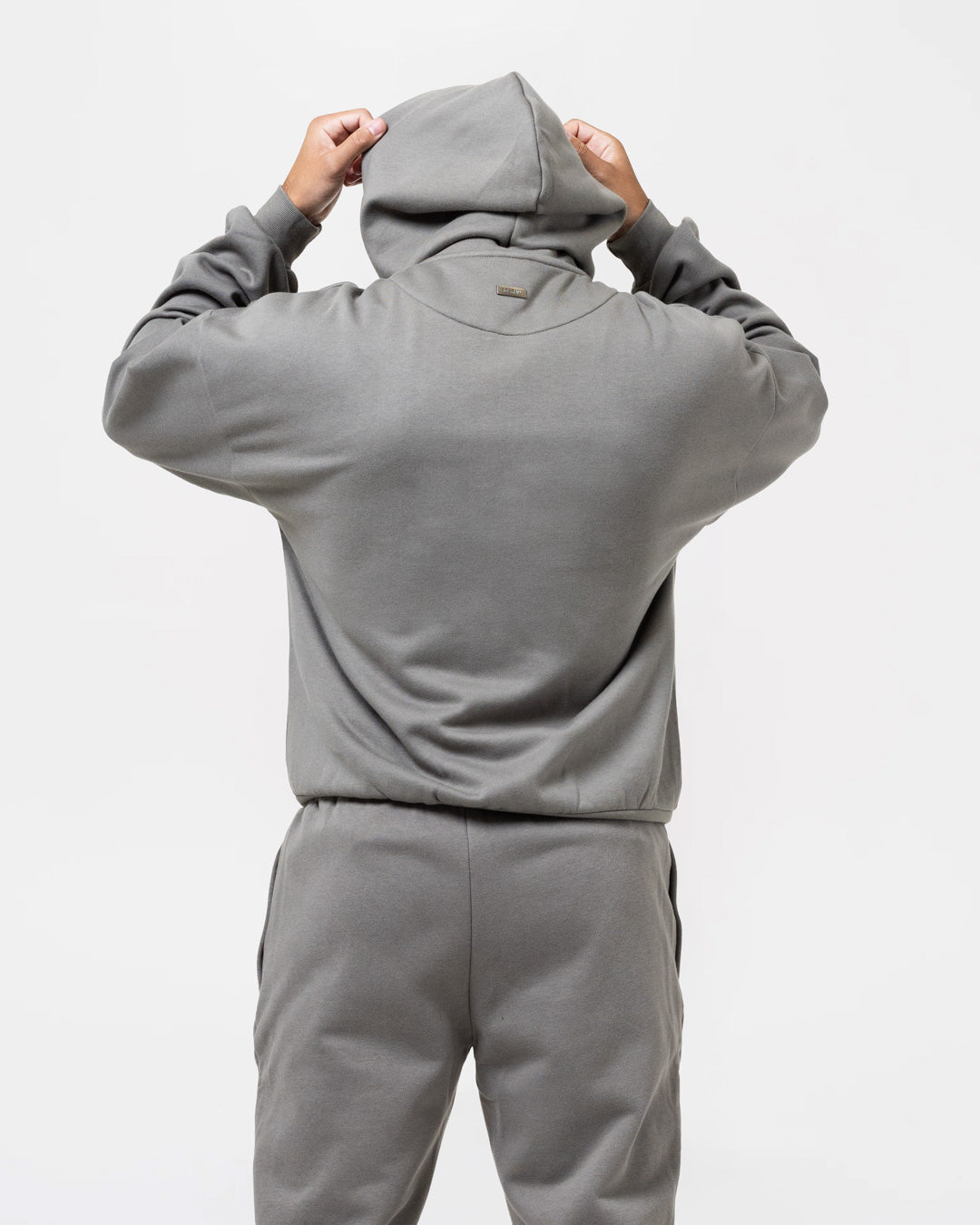 East Street Zip Up Hoodie - Distressed Grey