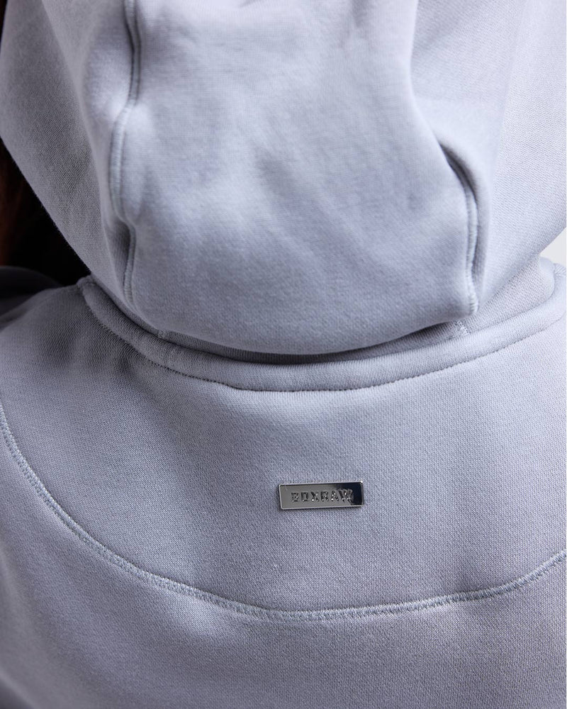 Johnson Cropped Hoodie - Grey