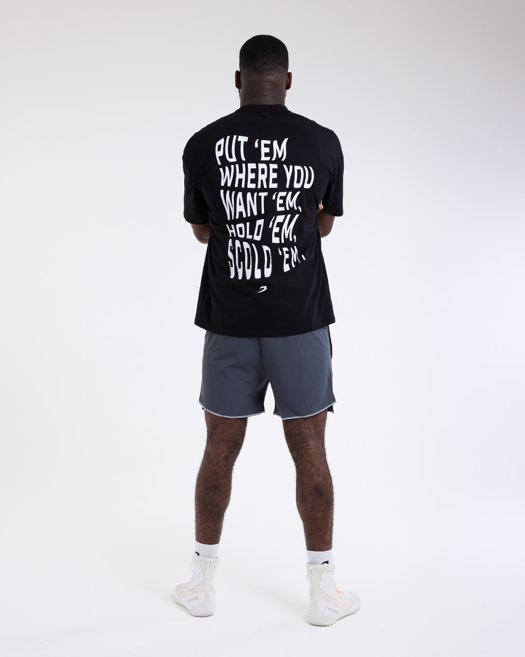 Hold 'Em Scold 'Em Oversized T-Shirt - Black