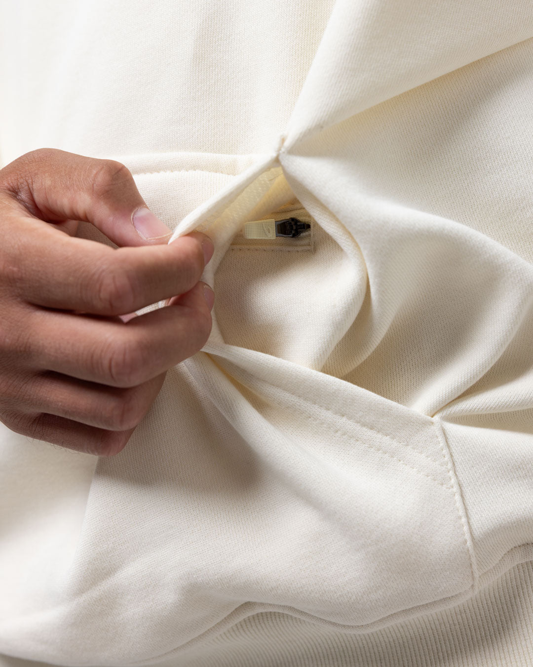 HRDR FSTR SMTR Oversized Hoodie - Ivory