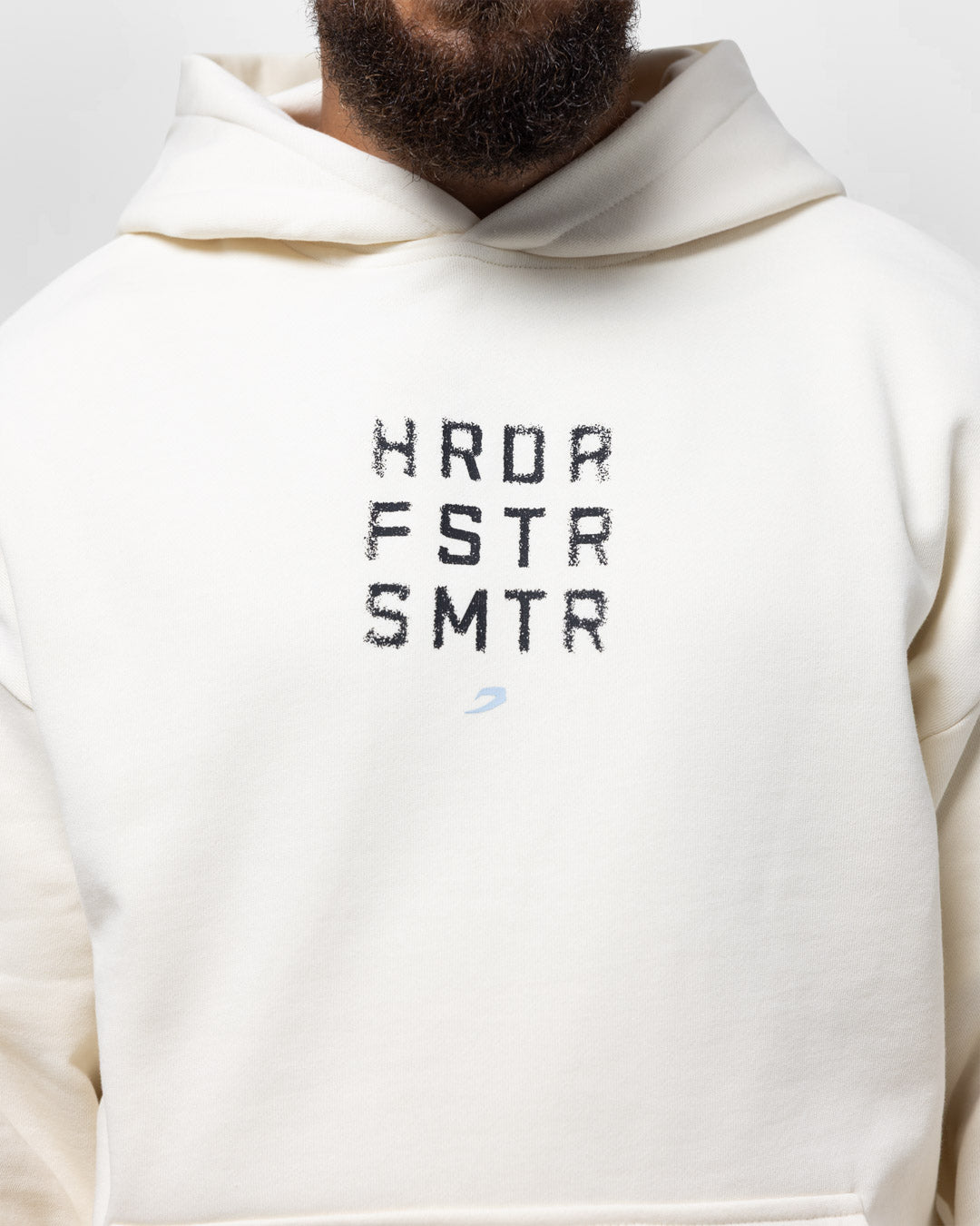 HRDR FSTR SMTR Oversized Hoodie - Ivory
