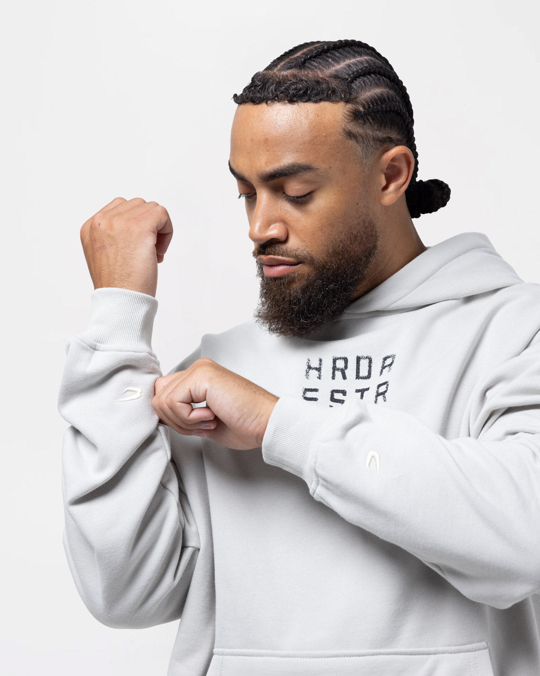 HRDR FSTR SMTR Oversized Hoodie - Slate