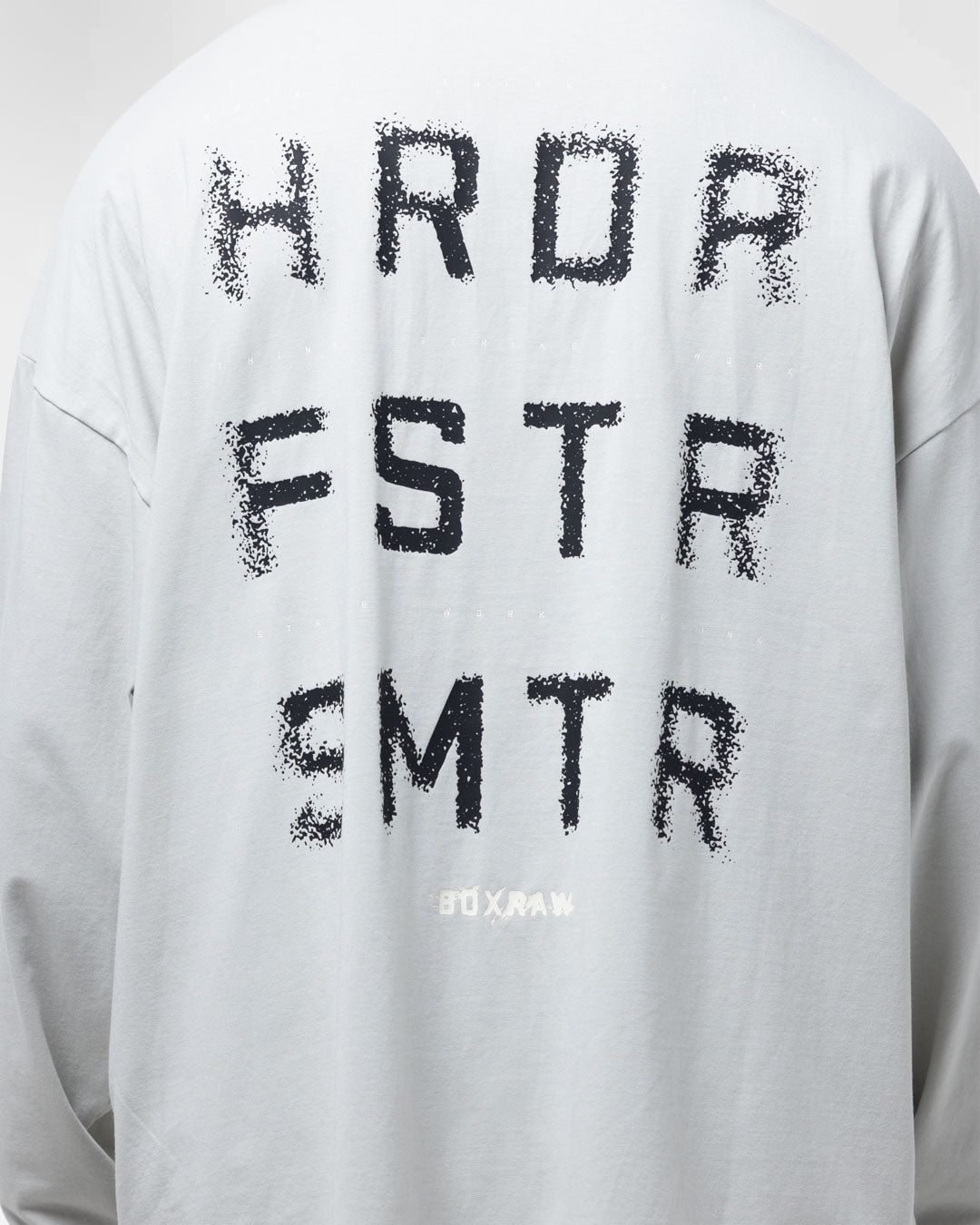 HRDR FSTR SMTR Oversized Long Sleeve T-Shirt - Slate