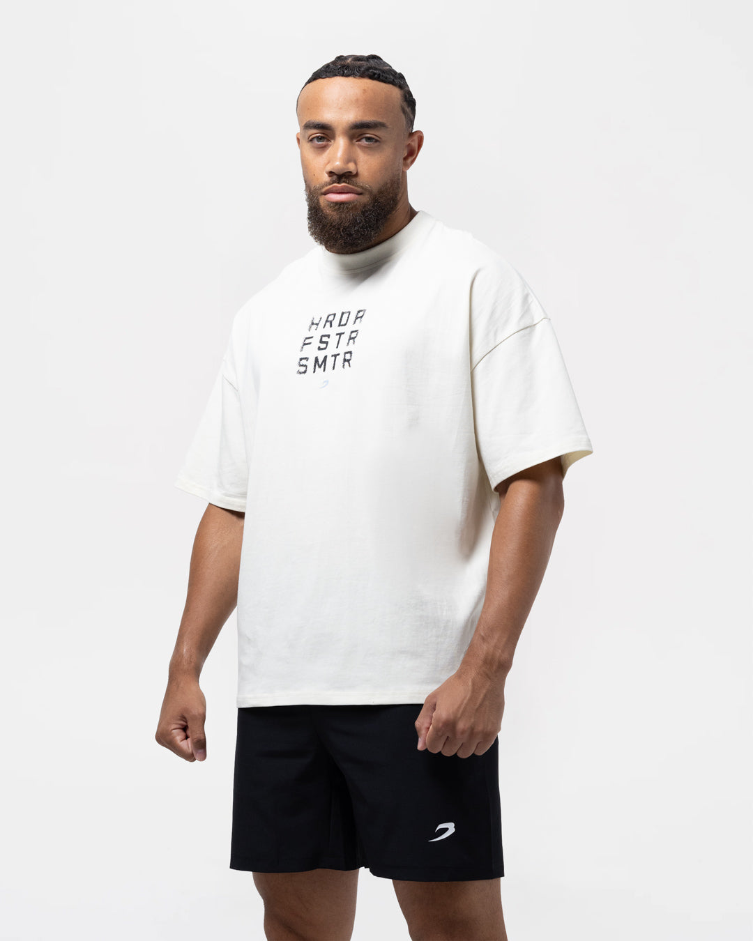 HRDR FSTR SMTR Oversized T-Shirt - Ivory