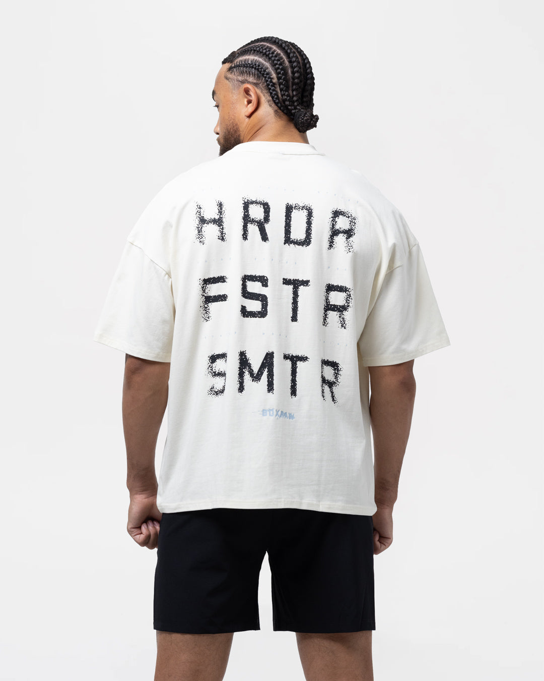 HRDR FSTR SMTR Oversized T-Shirt - Ivory