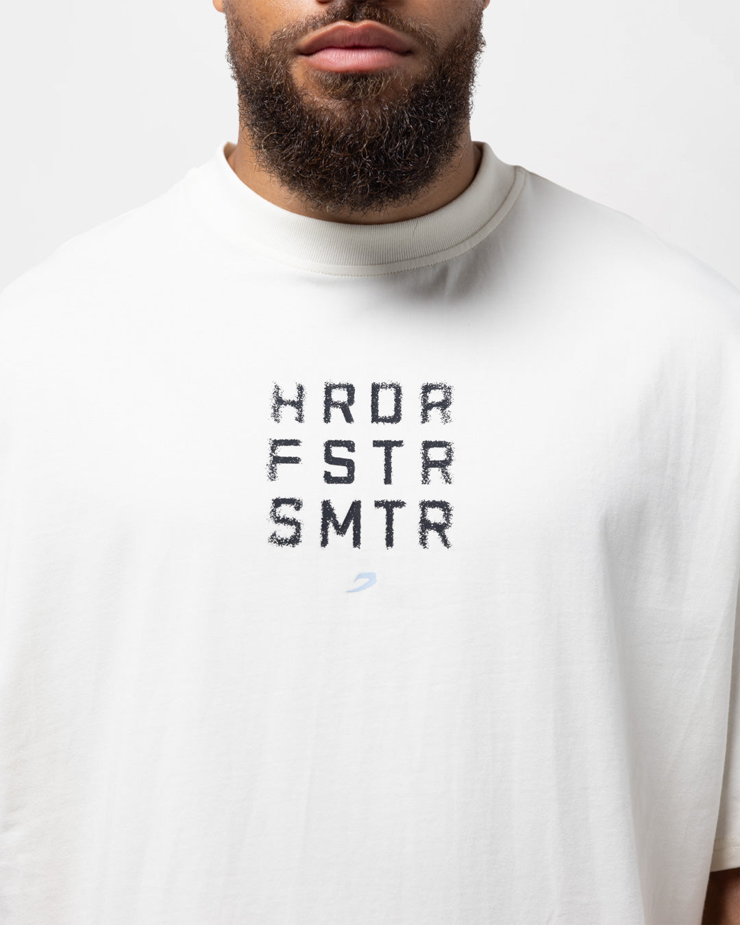 HRDR FSTR SMTR Oversized T-Shirt - Ivory