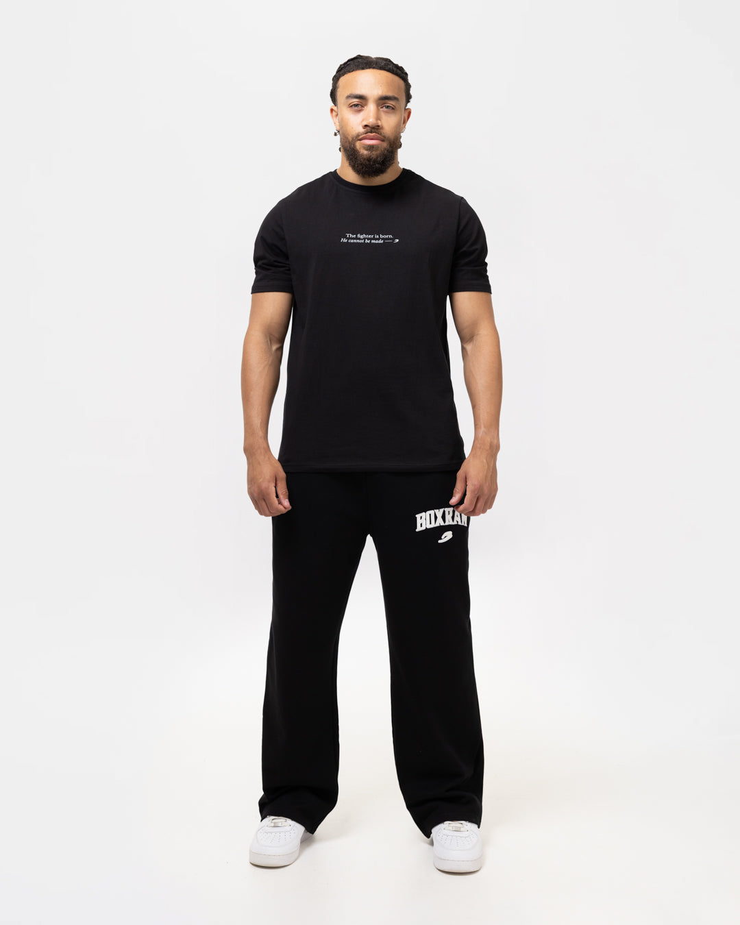 Chávez x BOXRAW Fighters Are Born T-Shirt - Black