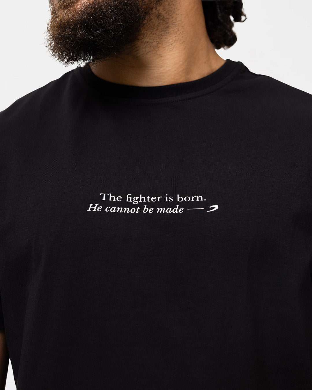 Chávez x BOXRAW Fighters Are Born T-Shirt - Black