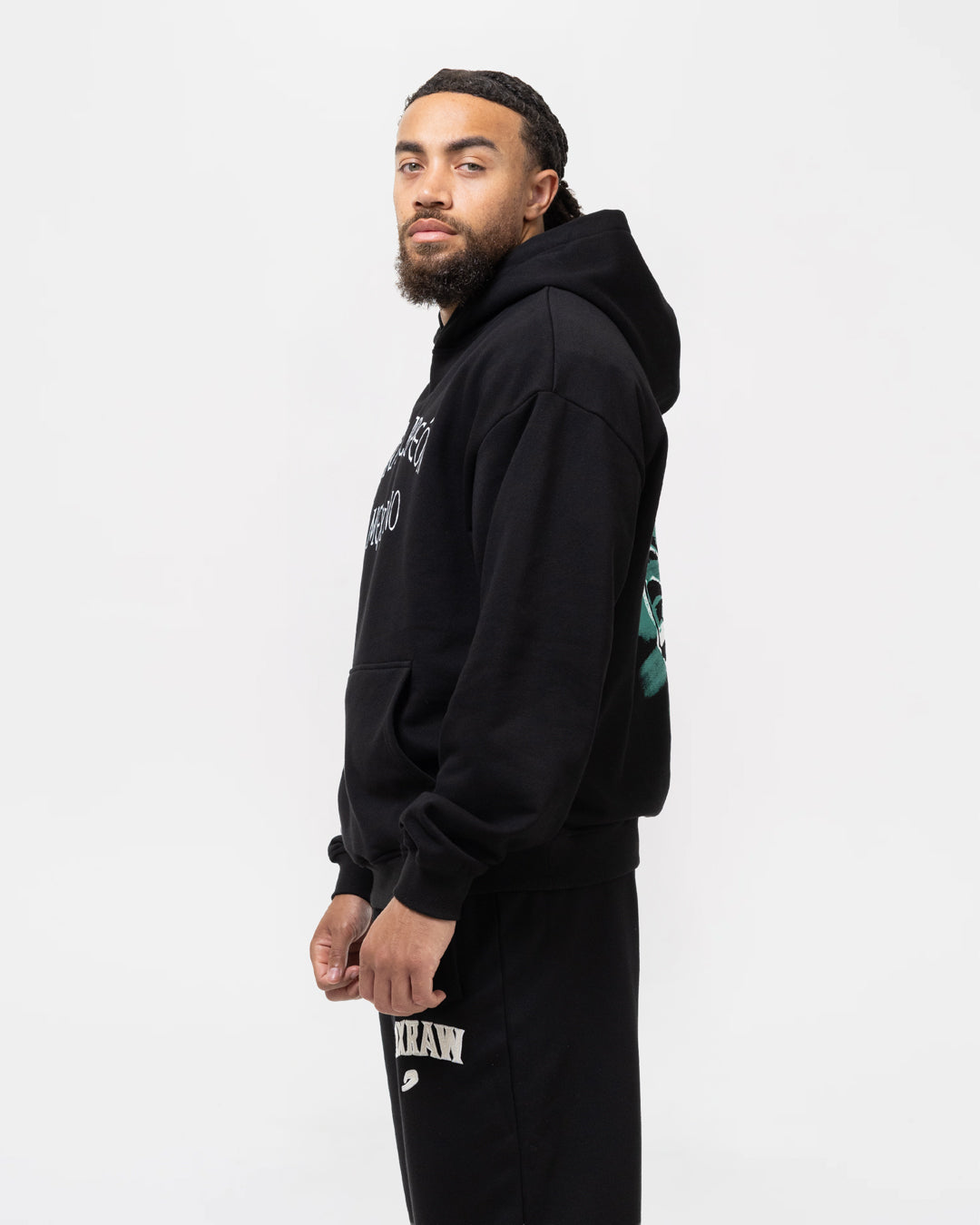 Chávez x BOXRAW Oversized Hoodie - Black