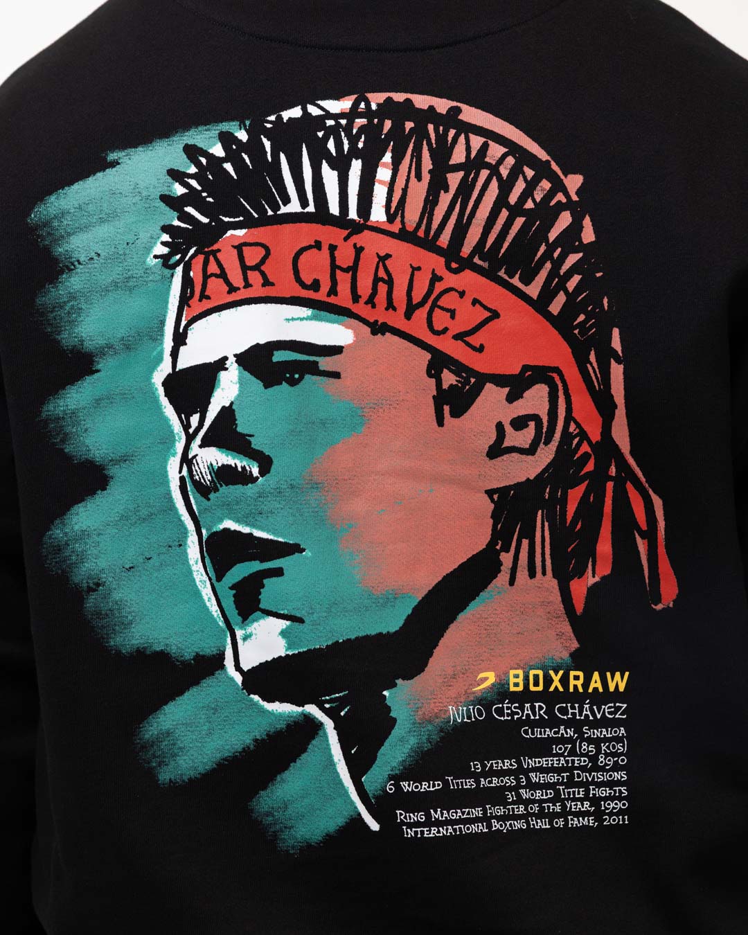 Chávez x BOXRAW Oversized Hoodie - Black