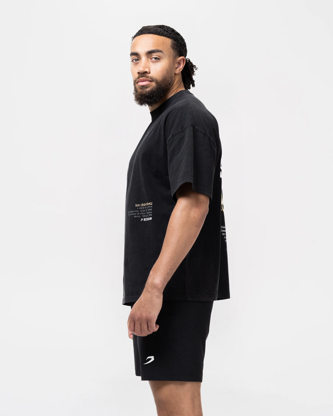 Chávez x Sparring Club Oversized T-Shirt - Washed Black