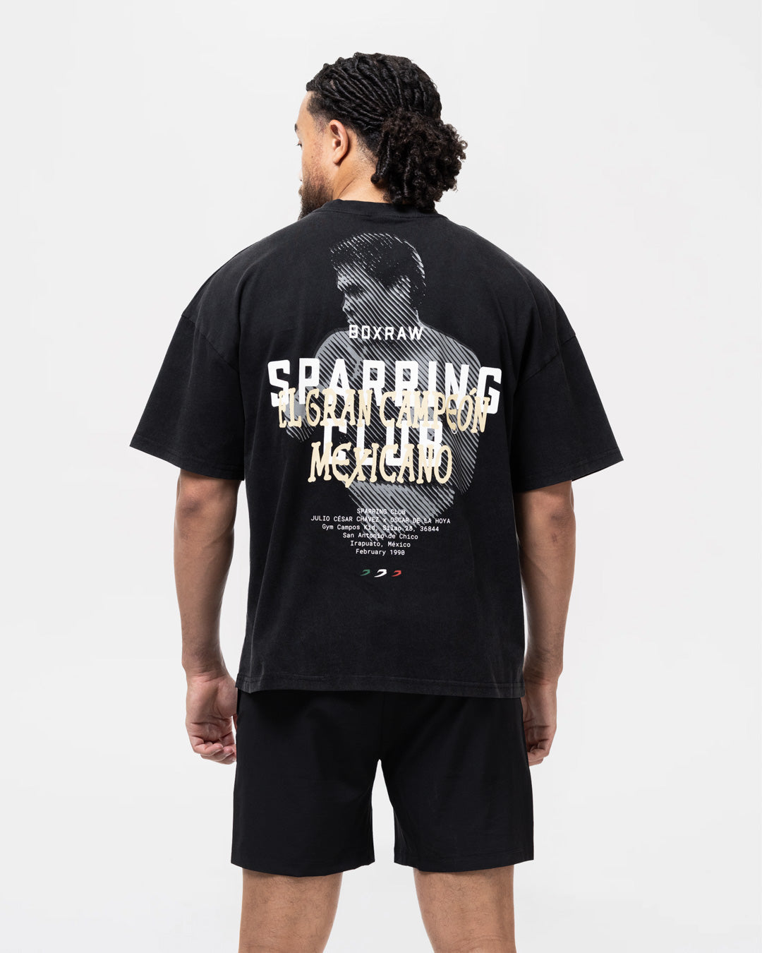 Chávez x Sparring Club Oversized T-Shirt - Washed Black