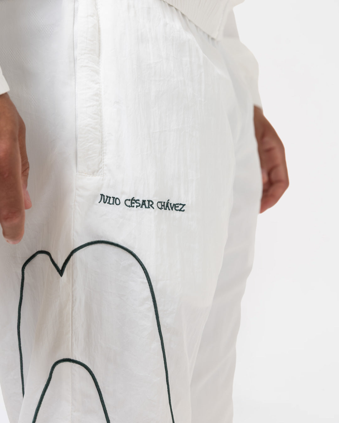 Chávez x BOXRAW Track Bottoms - White