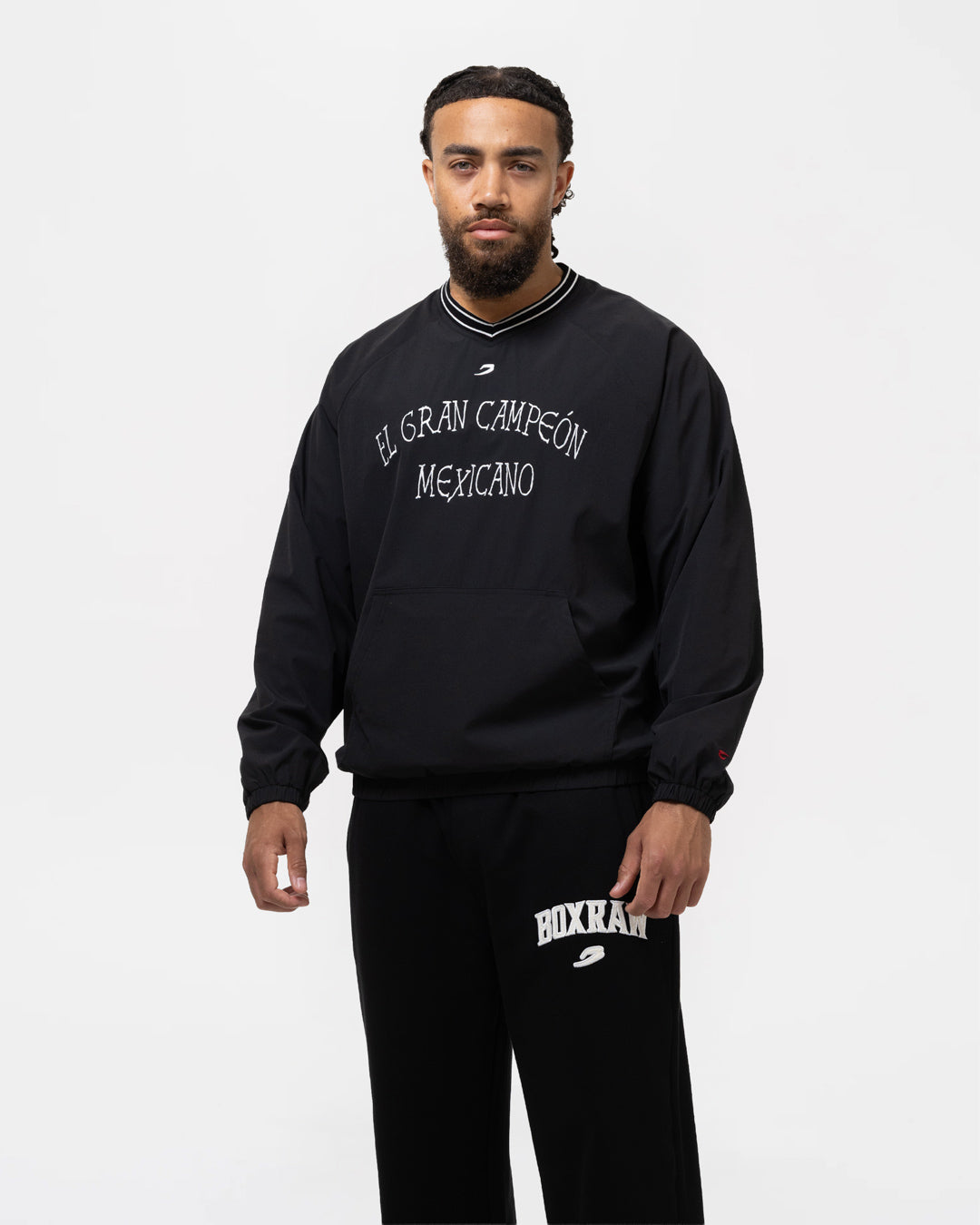 Chávez x BOXRAW Shell Sweatshirt - Black