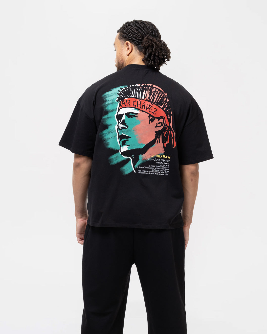 Chávez x BOXRAW Oversized T-Shirt - Black