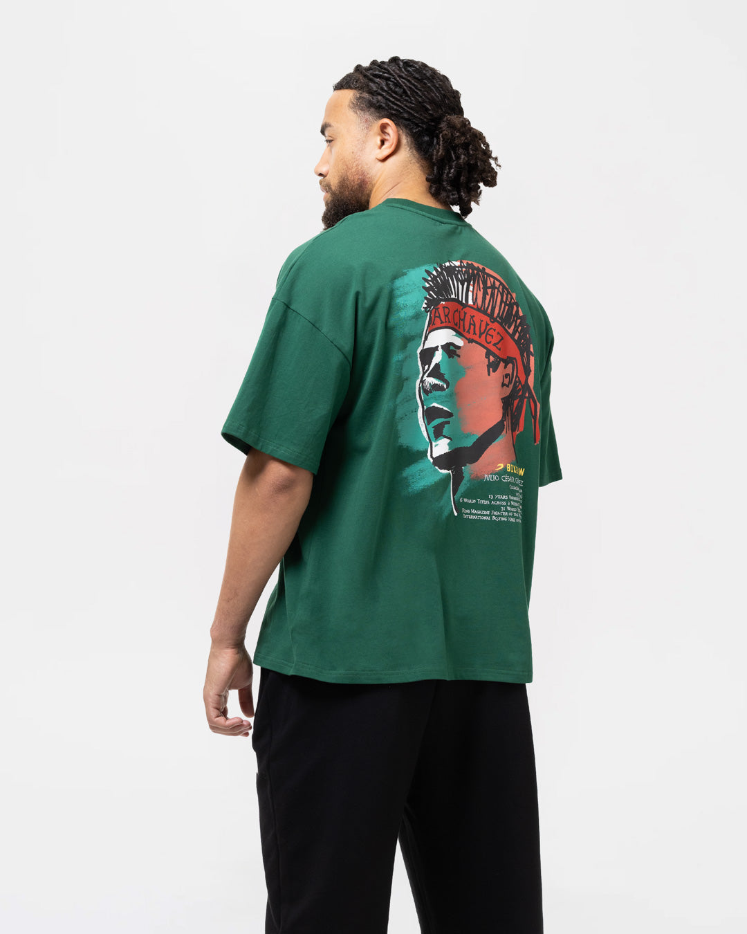Chávez x BOXRAW Oversized T-Shirt - Green