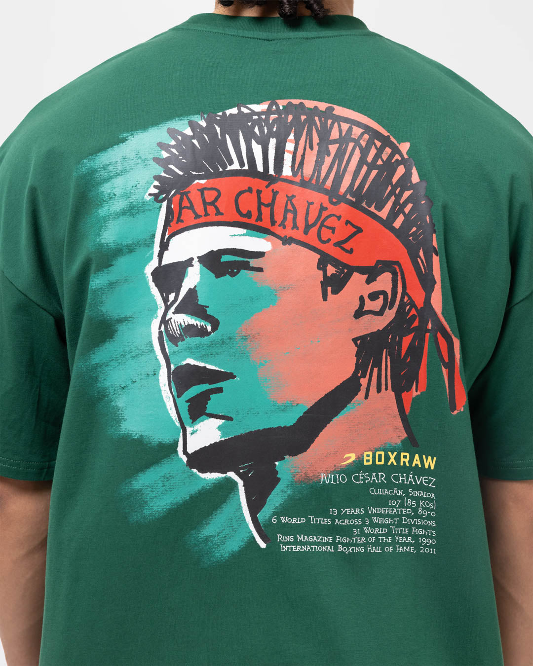 Chávez x BOXRAW Oversized T-Shirt - Green