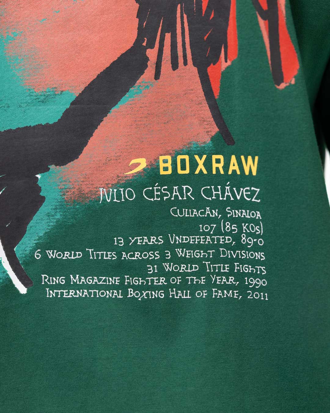 Chávez x BOXRAW Oversized T-Shirt - Green
