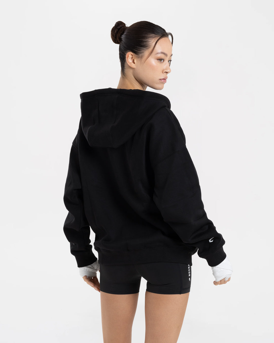Johnson Zip Up Hoodie - Black