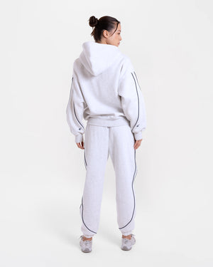 JoAnn Zip Hoodie - Grey Marl