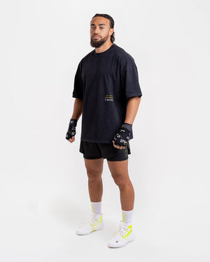 Nakatani x Sparring Club Oversized T-Shirt - Washed Black