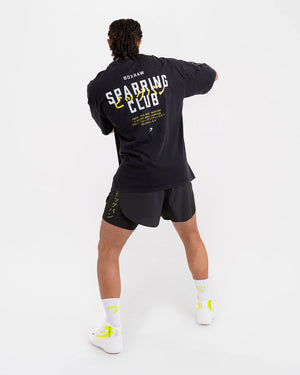 Nakatani x Sparring Club Oversized T-Shirt - Washed Black