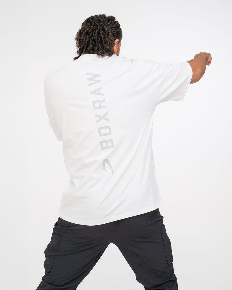 Lineal Oversized T-Shirt - White