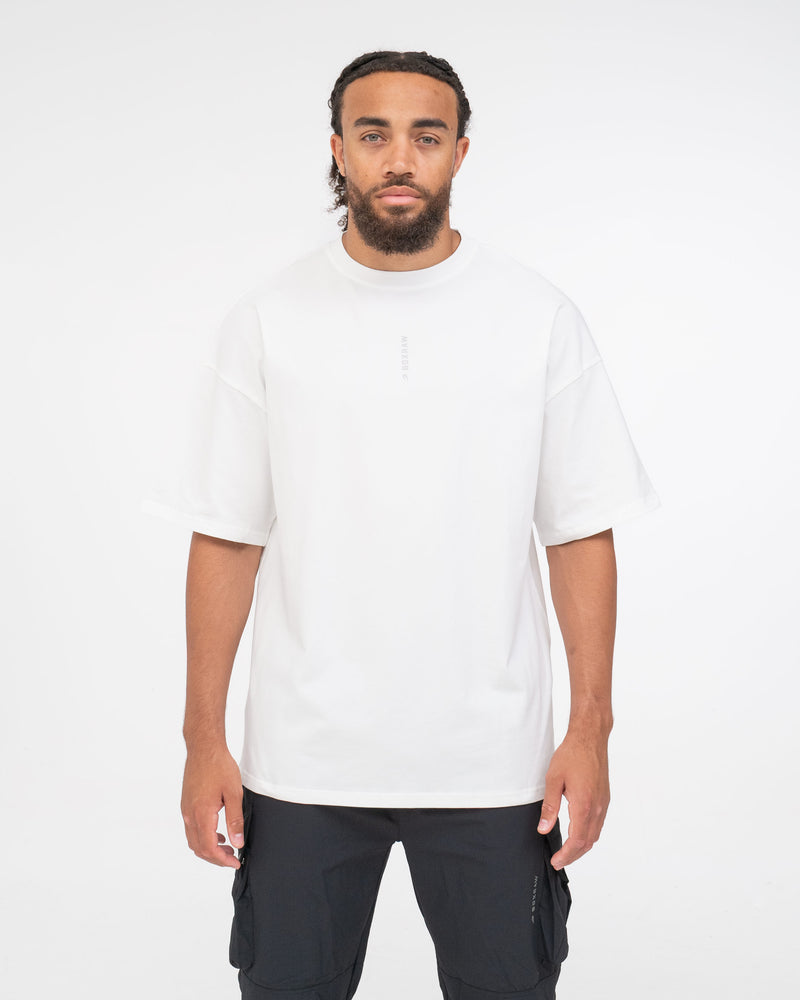 Lineal Oversized T-Shirt - White