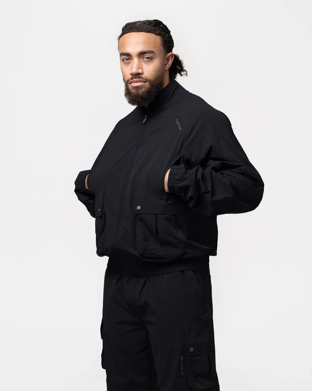 Benton Cargo Jacket - Black