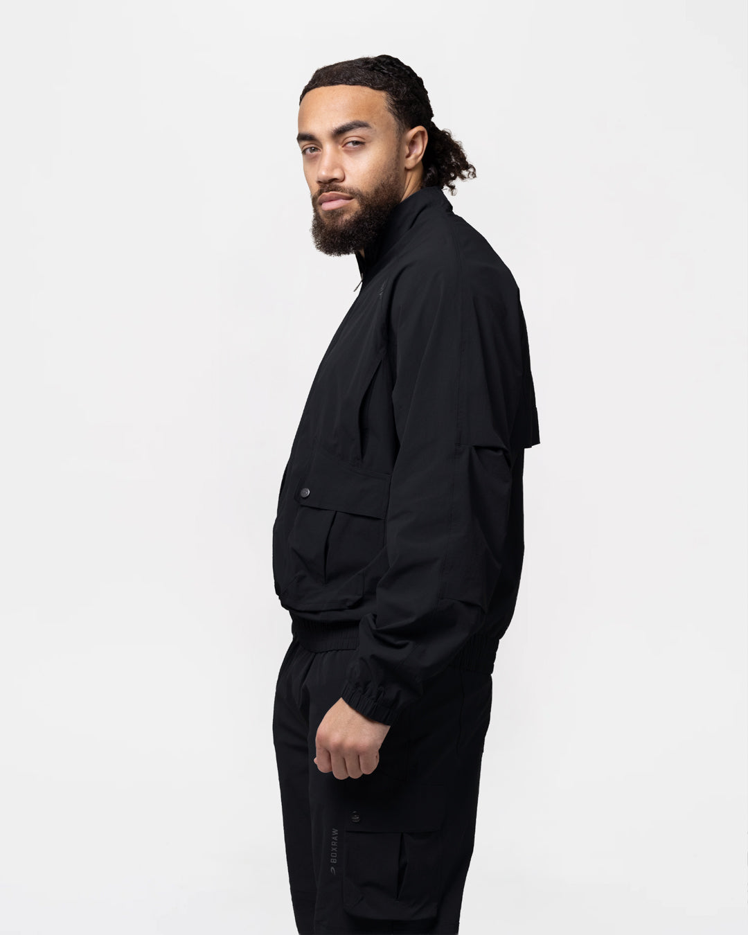 Benton Cargo Jacket - Black