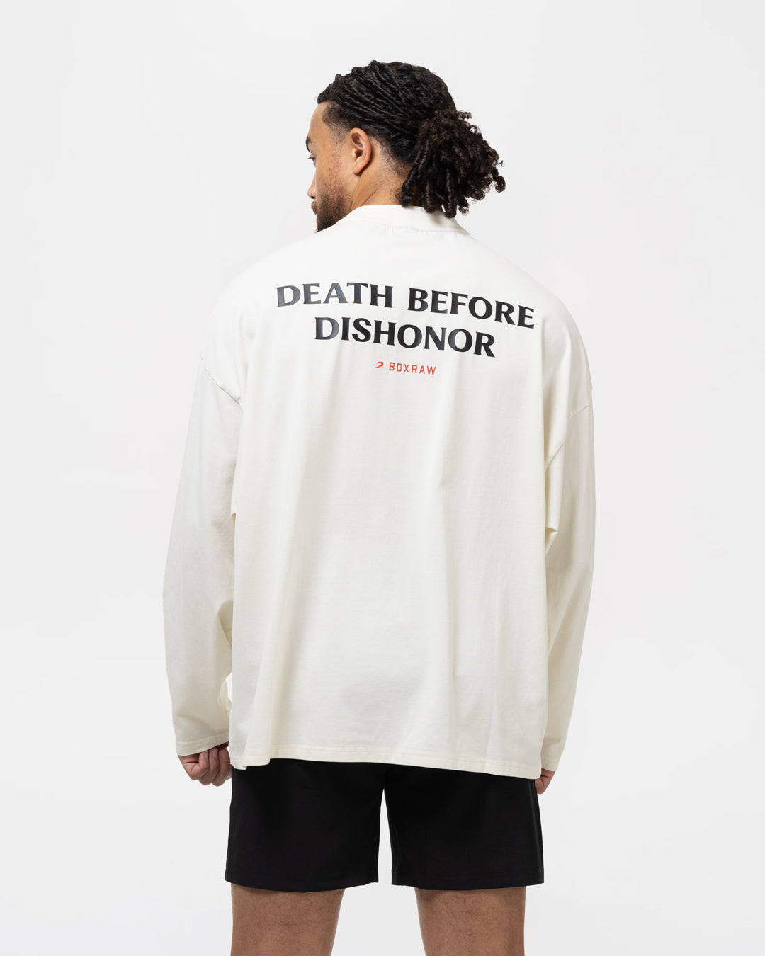 Death Before Dishonor Long Sleeve T-Shirt - Beige