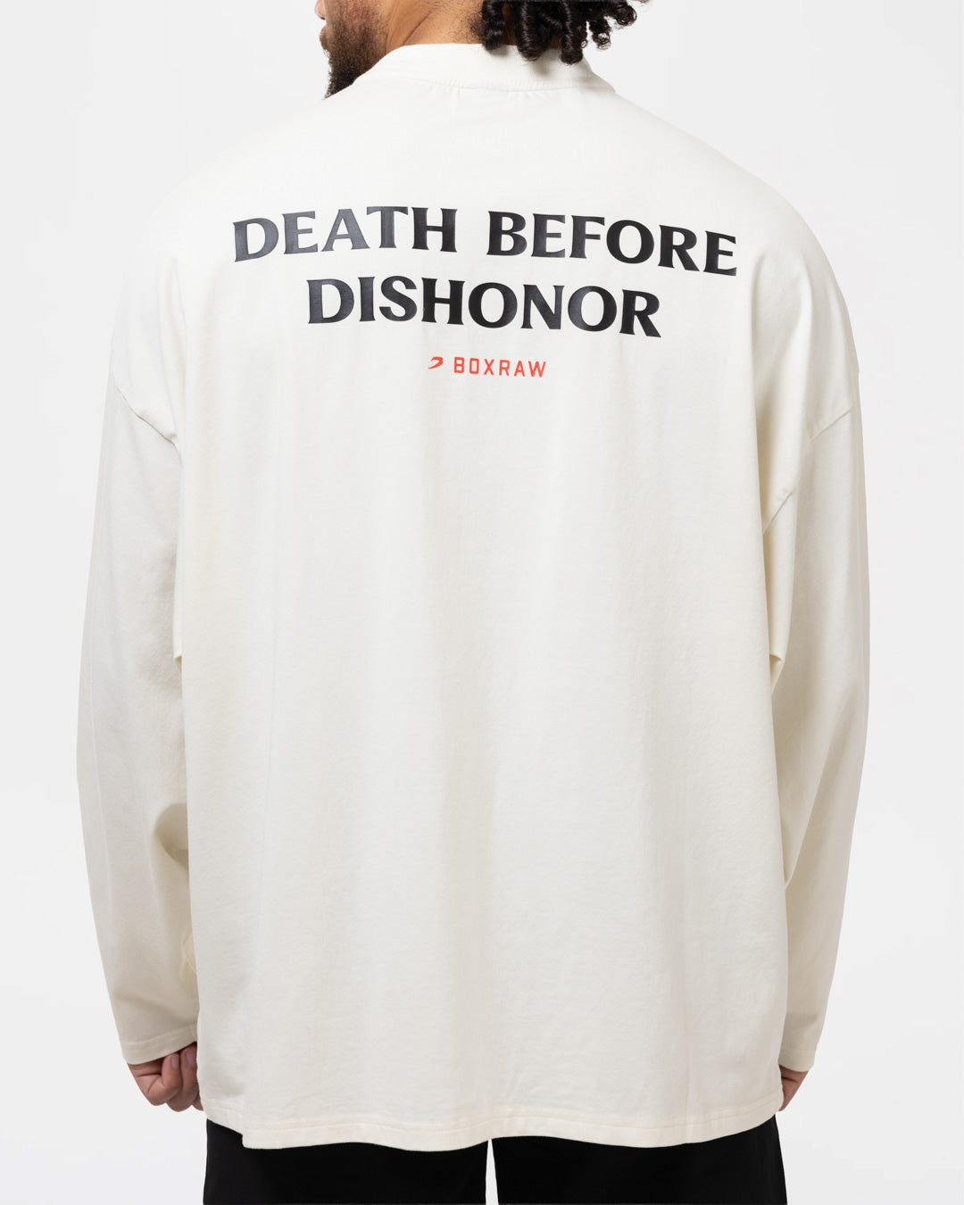 Death Before Dishonor Long Sleeve T-Shirt - Beige