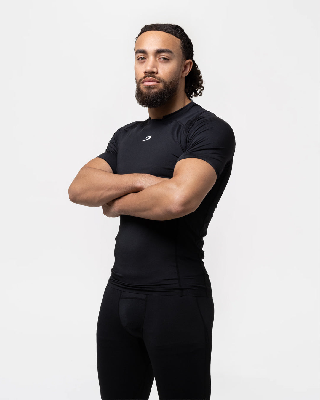 Saddler Compression T-Shirt - Black