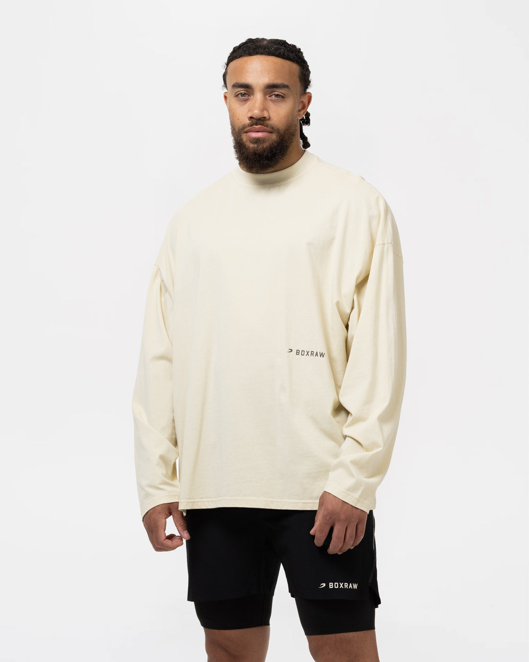 Sparring Club Long Sleeve T-Shirt - Washed Beige