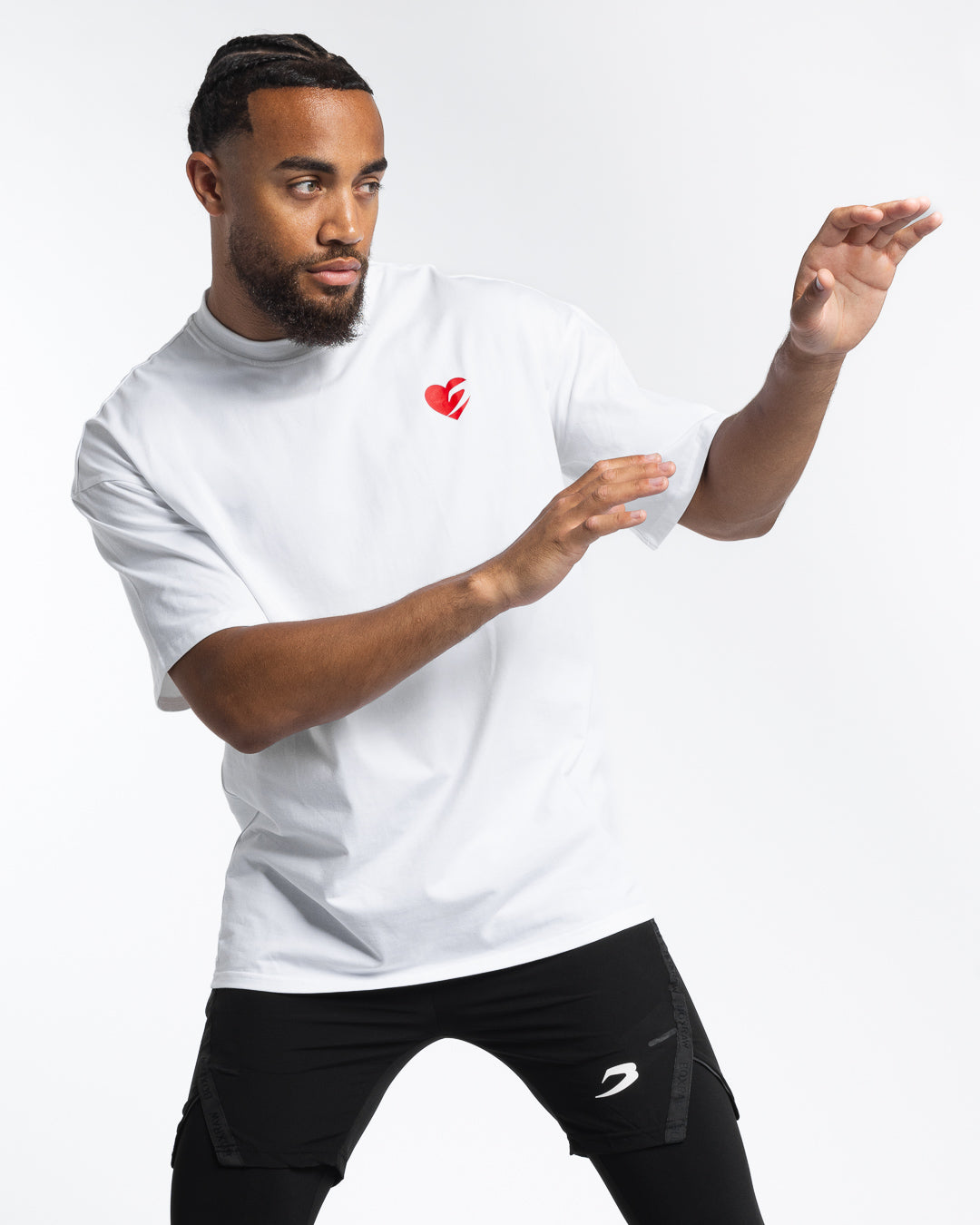 Boxing is Love Oversized T-Shirt - White | BOXRAW