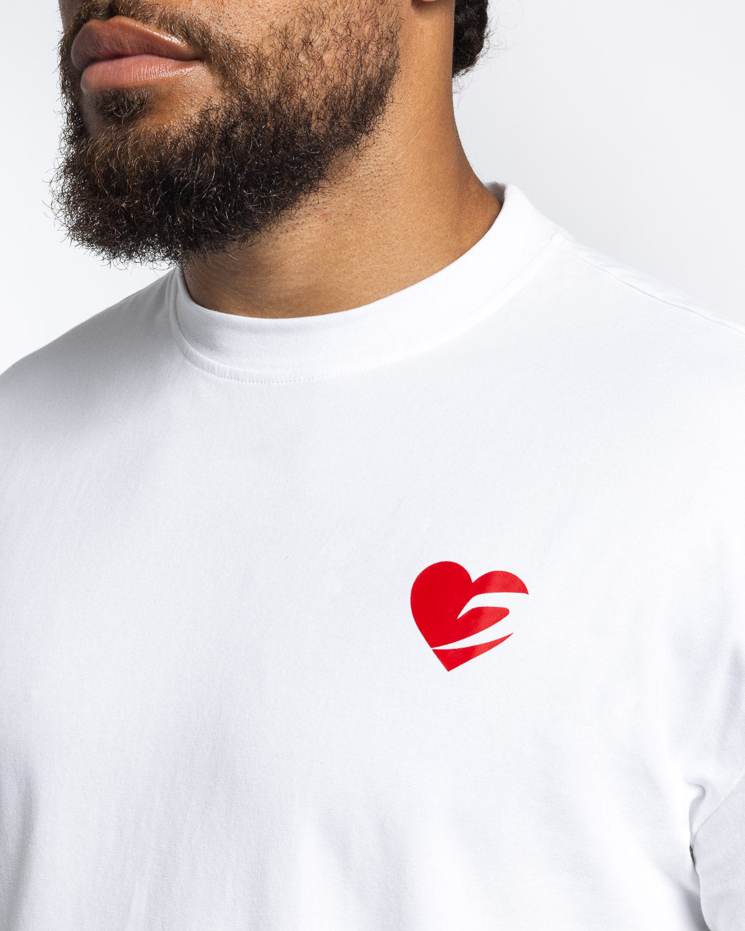 Boxing is Love Oversized T-Shirt - White | BOXRAW