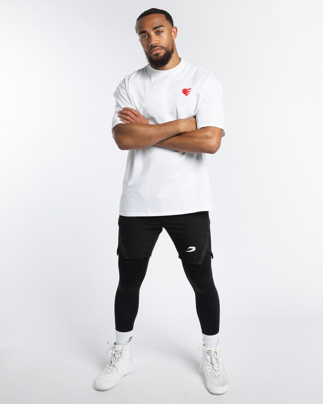 Boxing is Love Oversized T-Shirt - White | BOXRAW