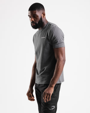 BOXRAW Logo T-Shirt - Charcoal