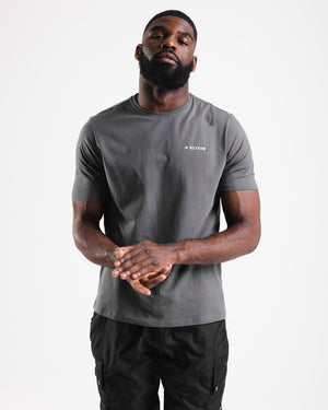 BOXRAW Logo T-Shirt - Charcoal