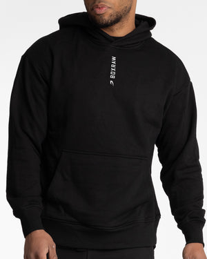 Lineal Oversized Hoodie - Black