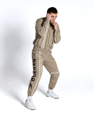 Bivol x BOXRAW Track Jacket - Taupe Beige