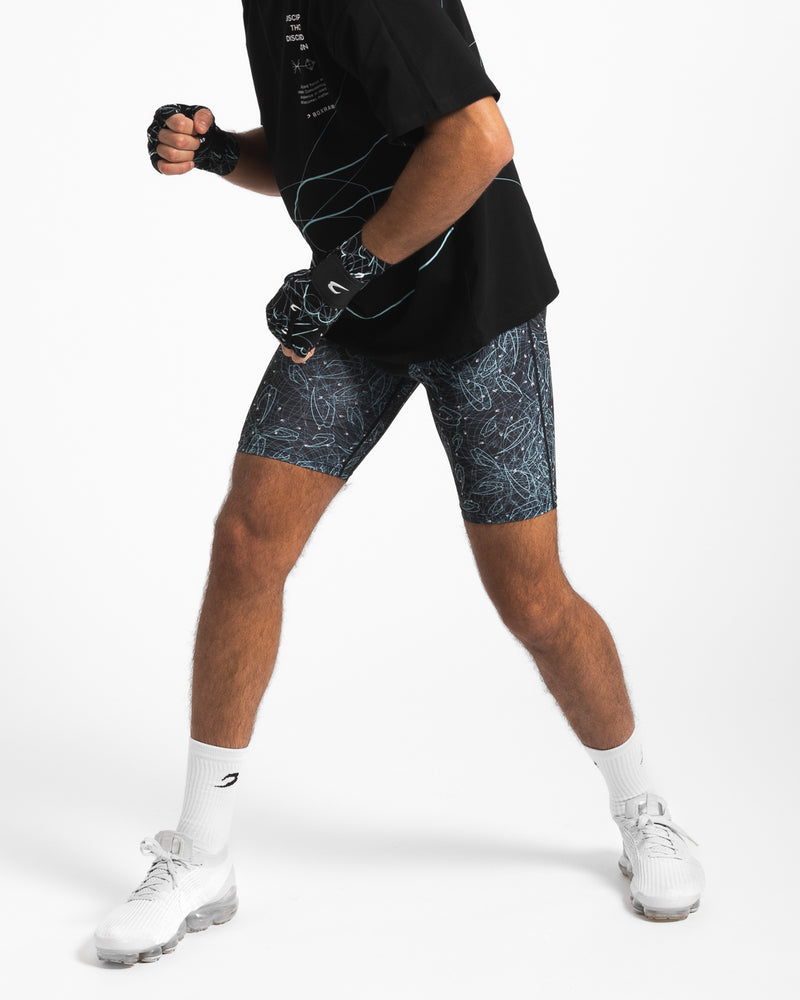 Disciplined Thought/Action Compression Shorts - Black