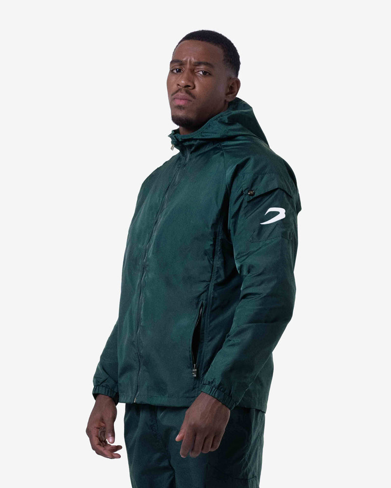 Dundee Windbreaker Jacket - Dark Green