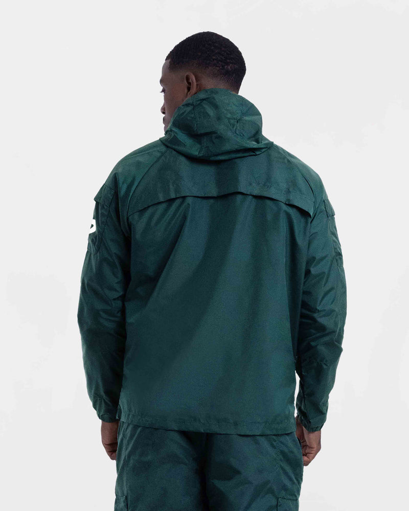 Dundee Windbreaker Jacket - Dark Green