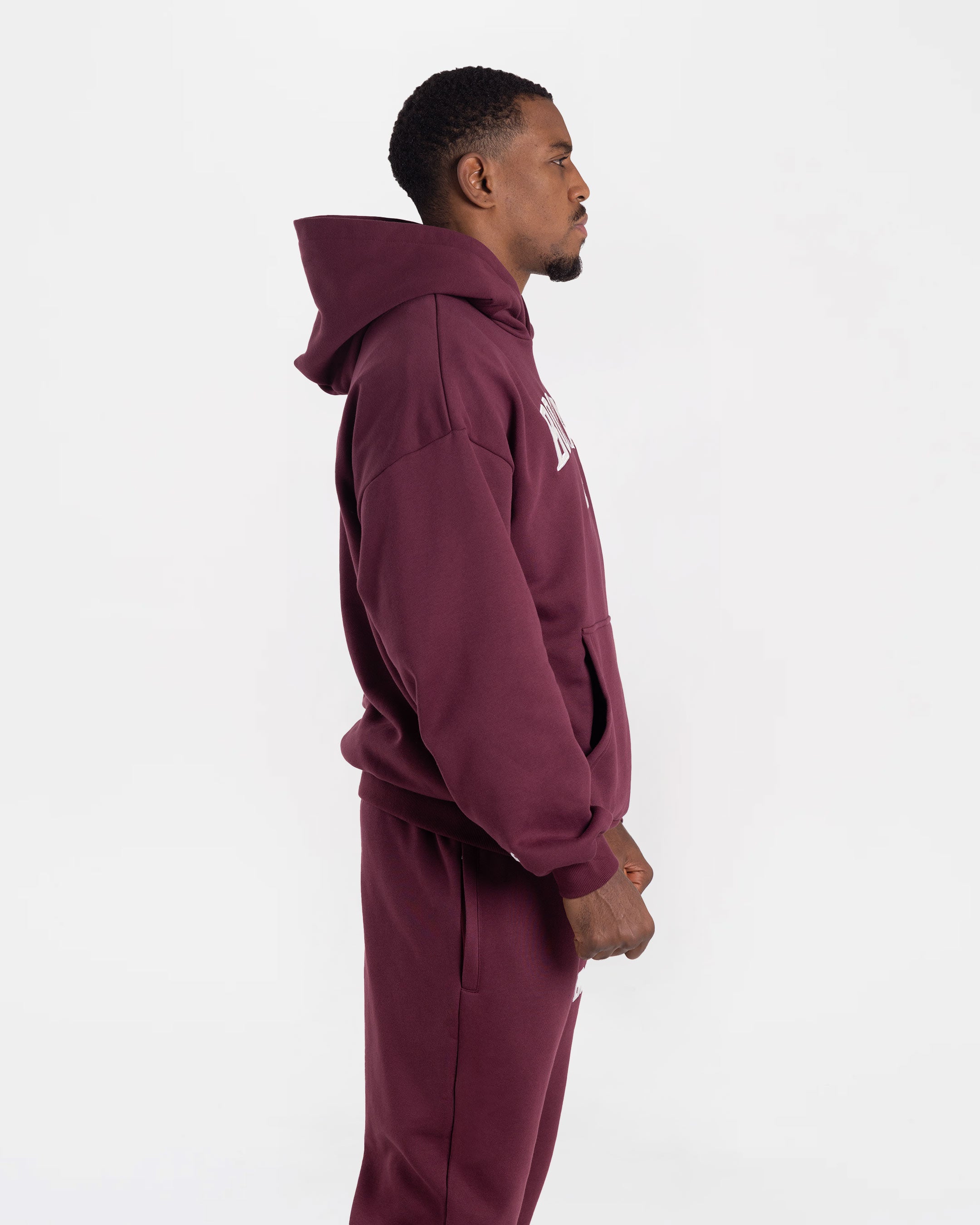 East Street Hoodie - Burgundy