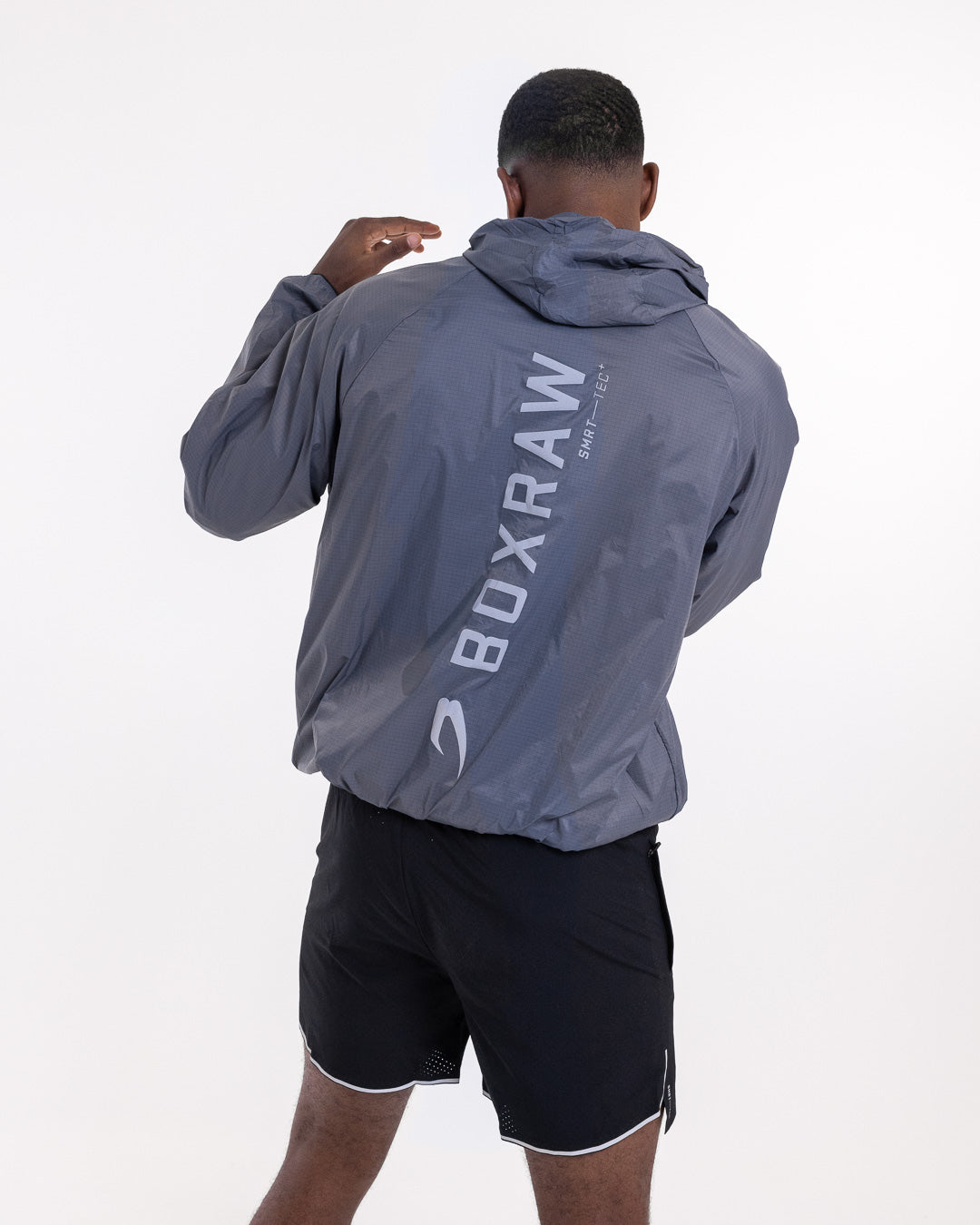Genaro Zip Up Windbreaker - Charcoal | BOXRAW