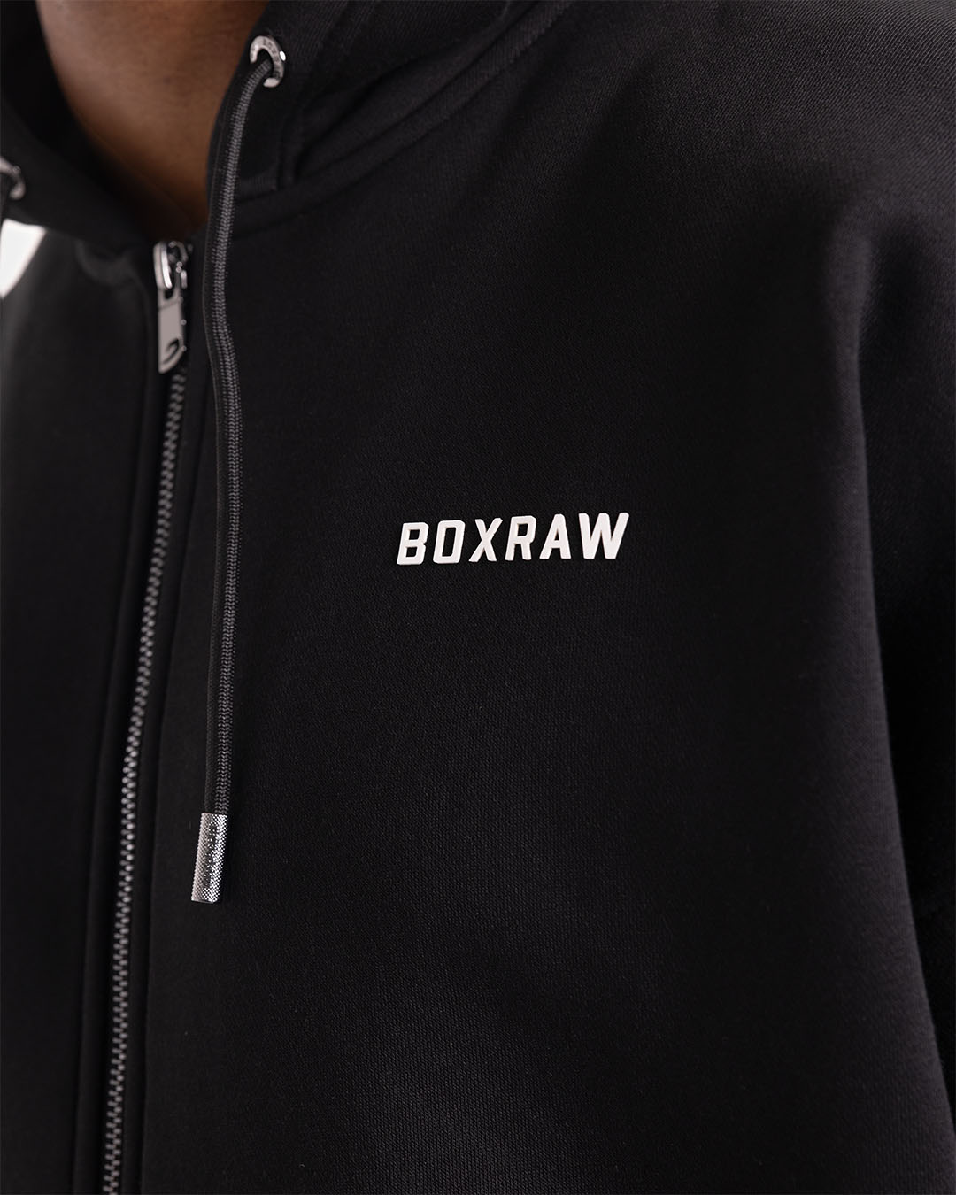Johnson Zip Up Hoodie - Black