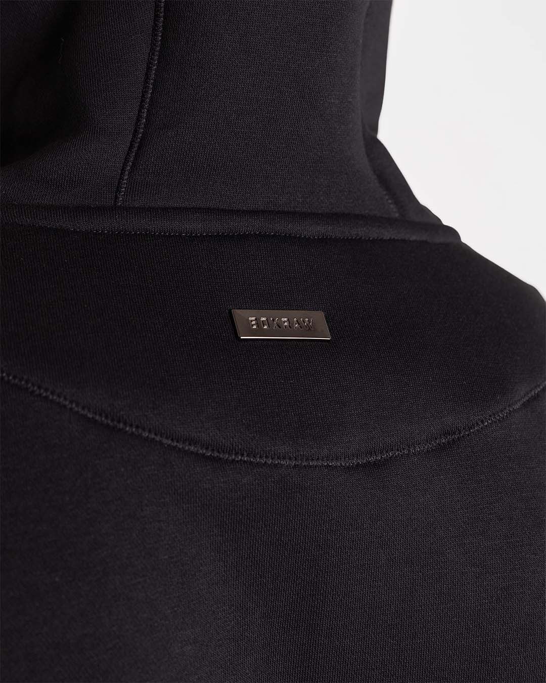 Johnson Zip Up Hoodie - Black